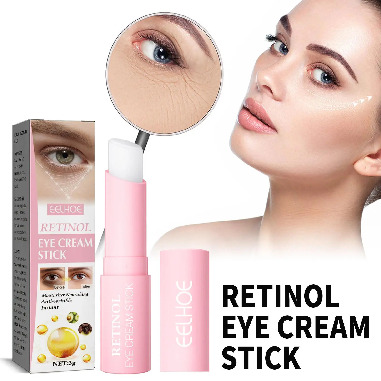 Women Reing Rosehip Eye Balm For Face Balm Stick Deep Hydration r Eye 240624