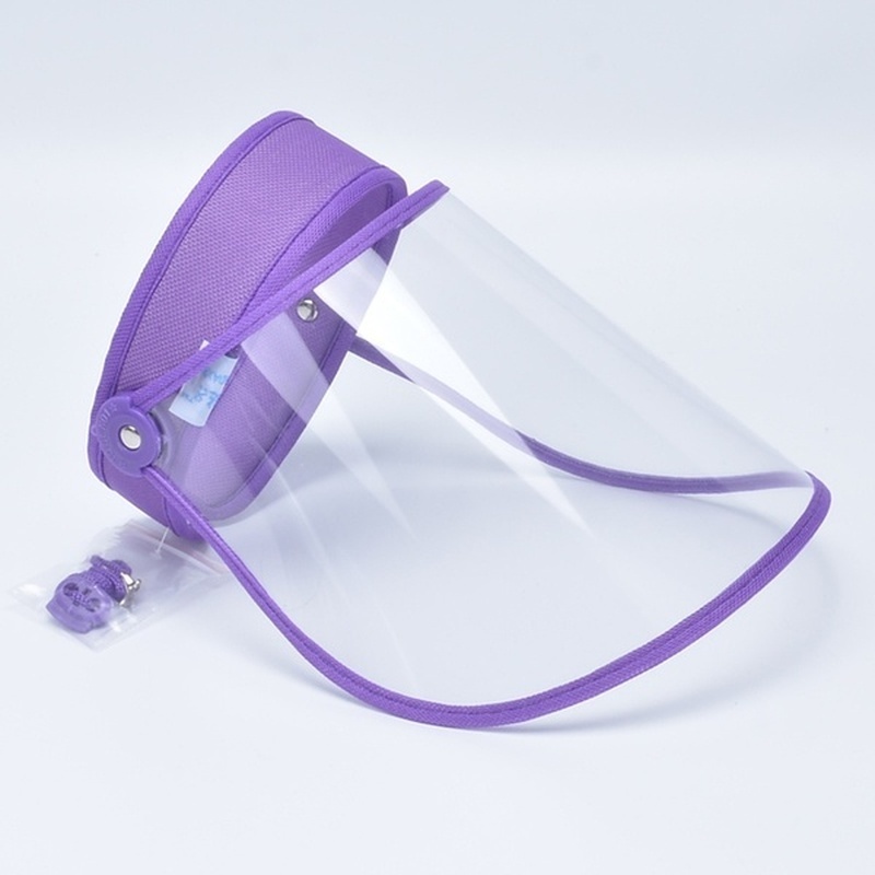 Men and Women Antivirus Transparent Mask Empty Top Hat Protective Cap Anti-droplet Saliva Hair Ring