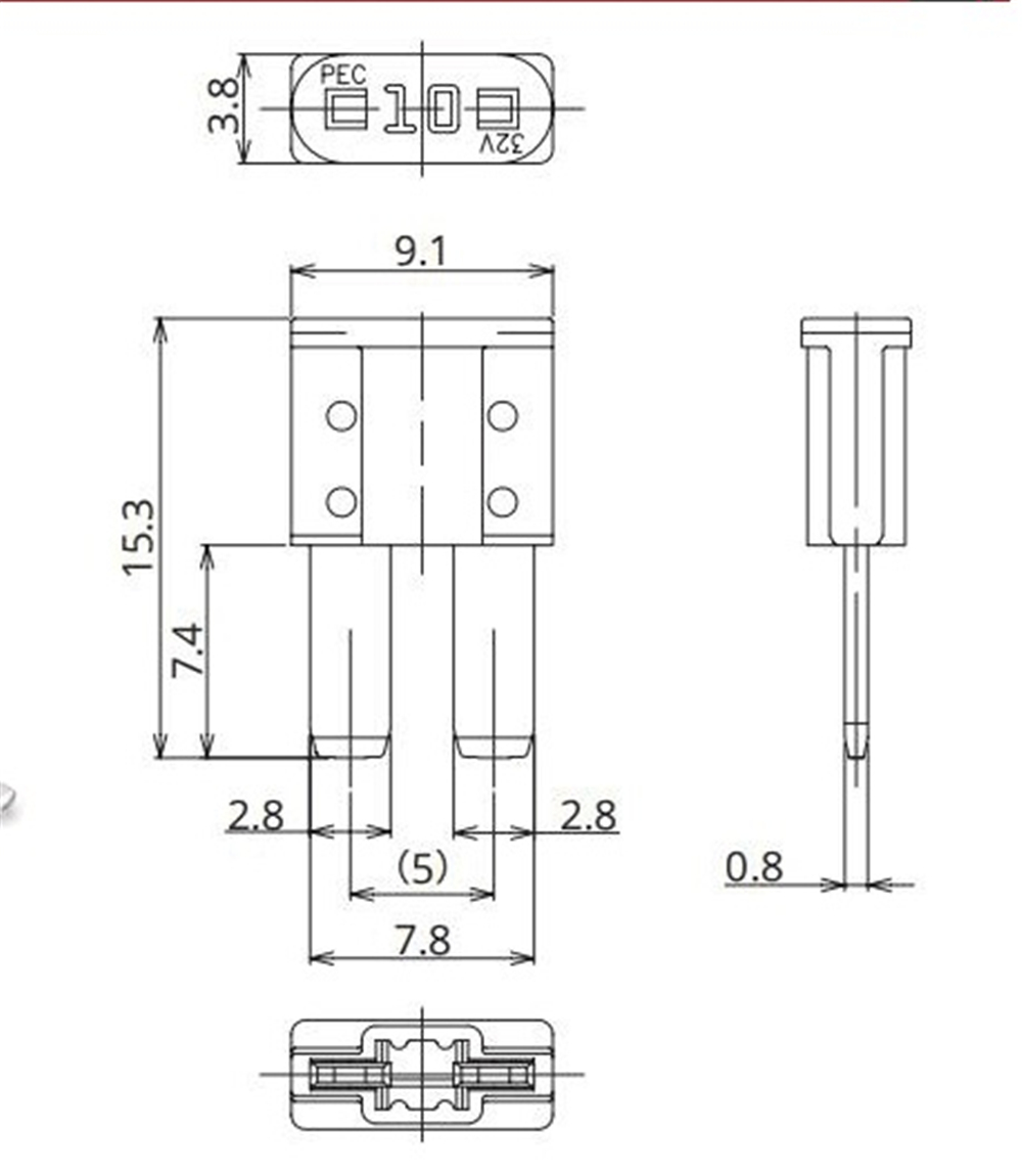 70Pcs 5/7.5/10/15/20/25/30A Mirco2 Fuses ATR Size Blade Fuse Assortment Set with Auto Car Truck for Ford/Fox/eo/JEEP