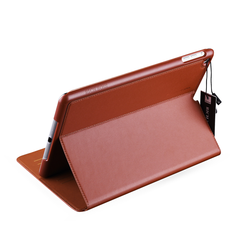 Luxury Cowhide Genuine Leather Case For iPad Pro10.5 Air3 Shockproof Back Shell Auto Sleep Wake Up For iPad Pro11 2022 Air4 Air5