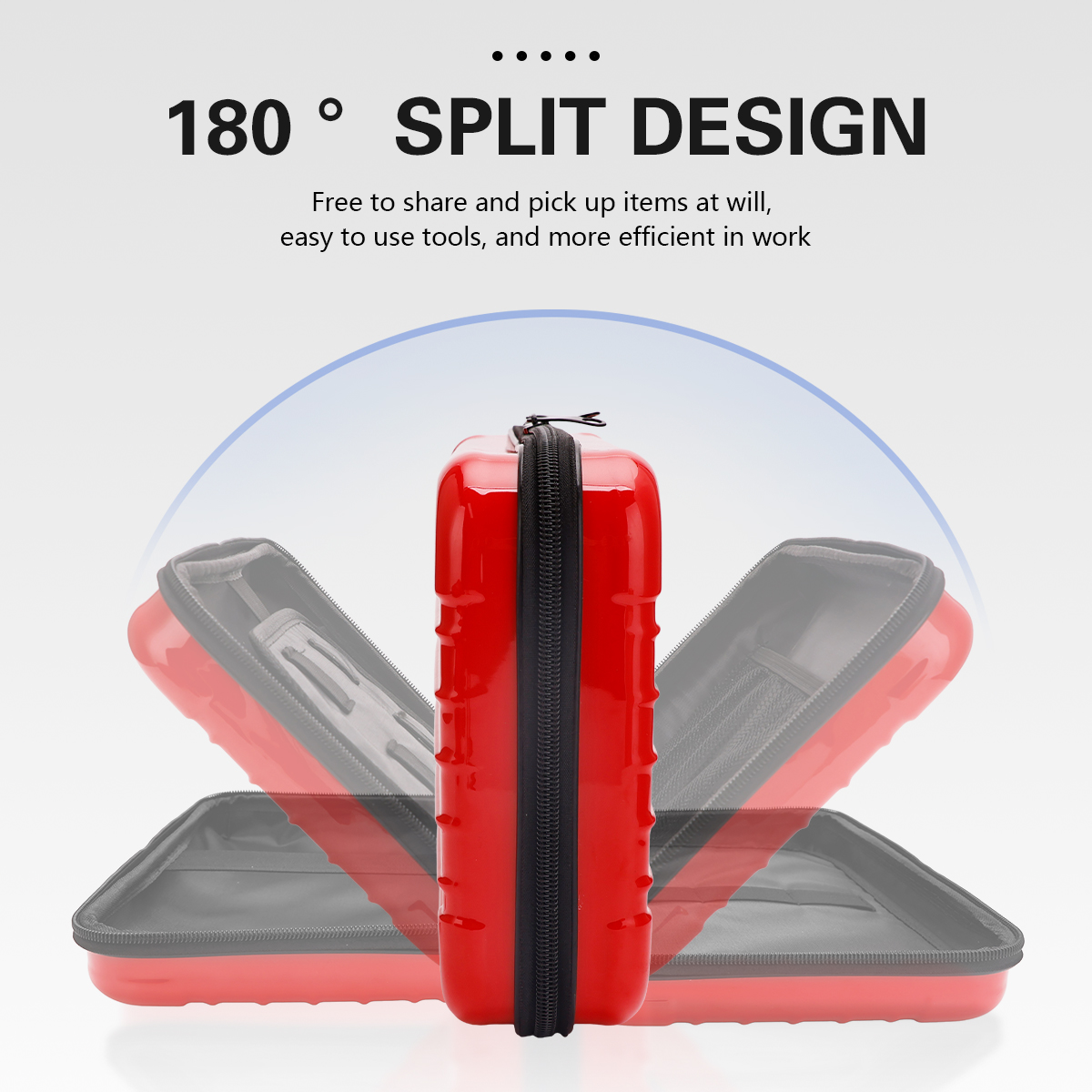 Speciality Waterproof Hair Barber Scissors Bag Barber Resistance Trimmer Suitcase High-capacity Hairdressing Styling Tool Box