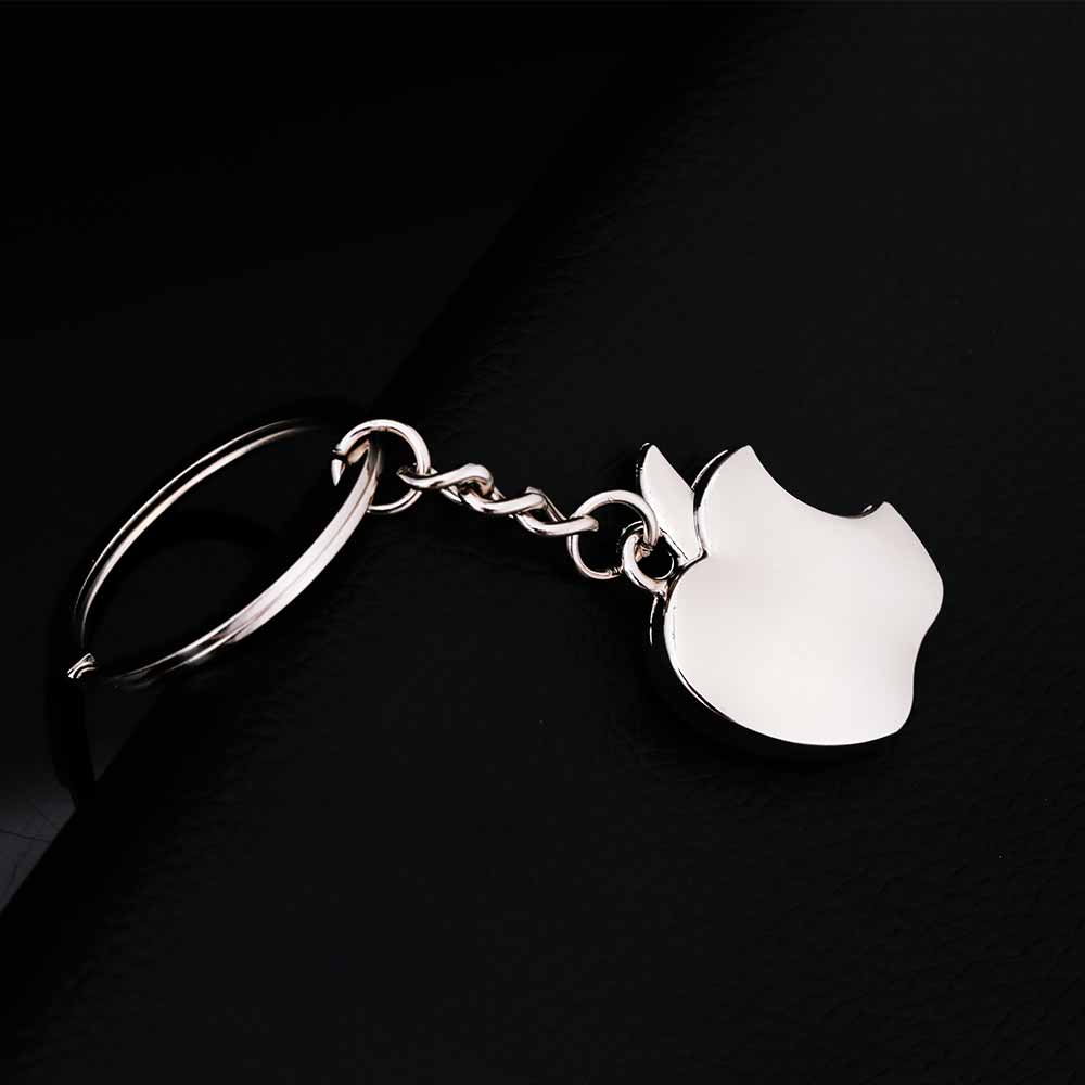 KISSWIFE New arrival Novelty Souvenir Metal Apple Key Chain Creative Gifts Apple Keychain Key Ring Trinket