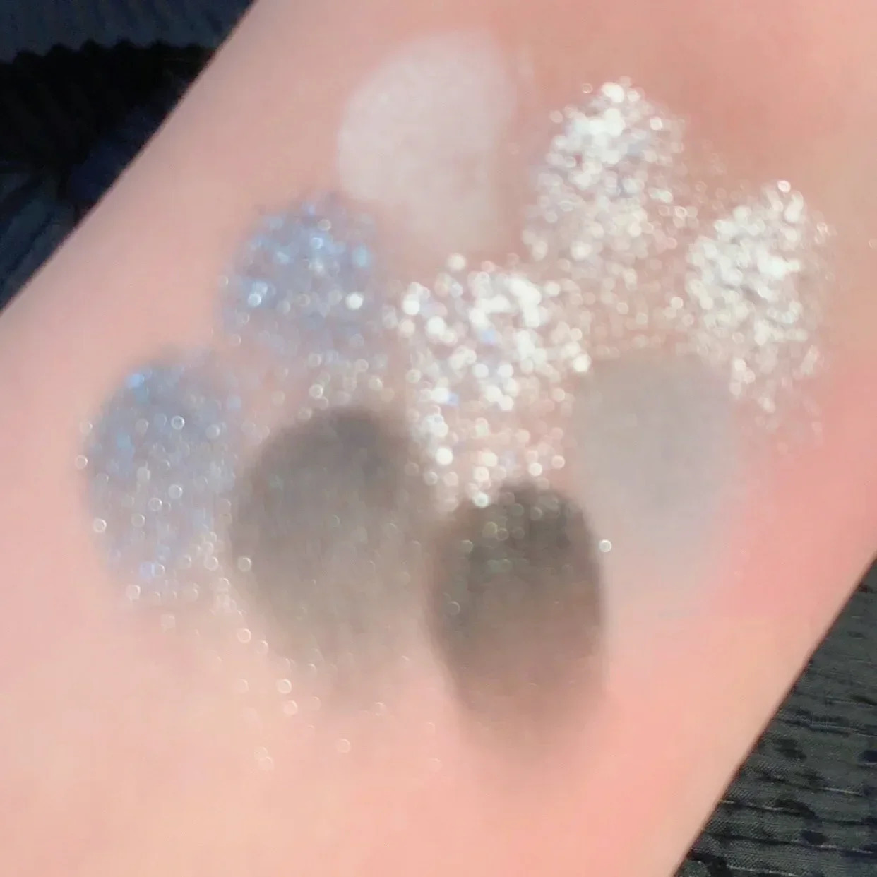 9 Colors Punk Smokey Matte Glitter Eyeshadow Palette Shimmer Eye Shadow Makeup Palette Cool Toned Gray Black Palett . 240624