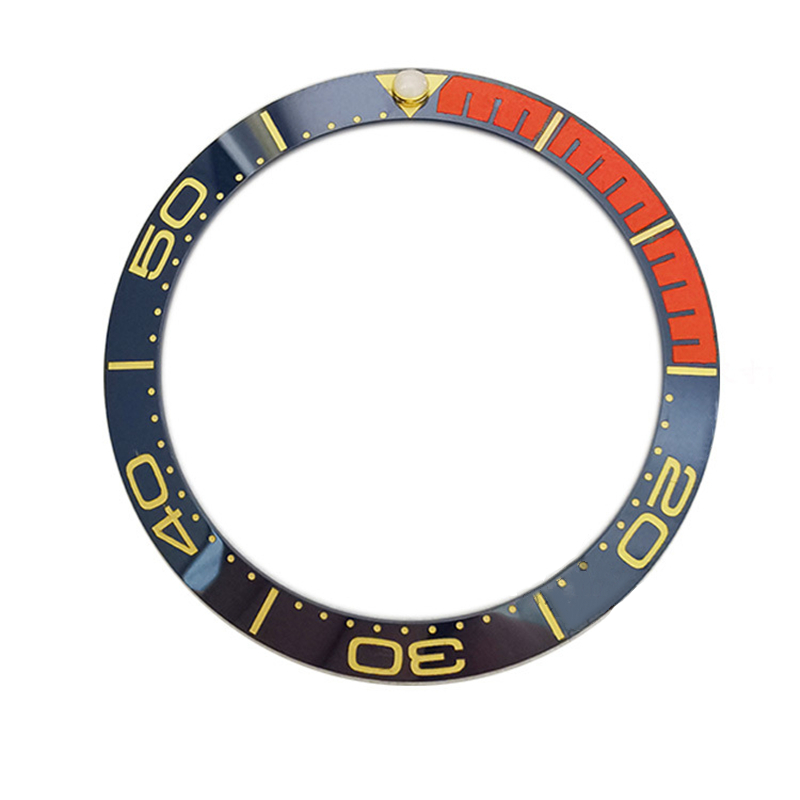 38-30.8 mm Colorful Ceramic Bezel Insert for 41 mm Dial Bezel Watch Face Watches Replace Accessories Parts