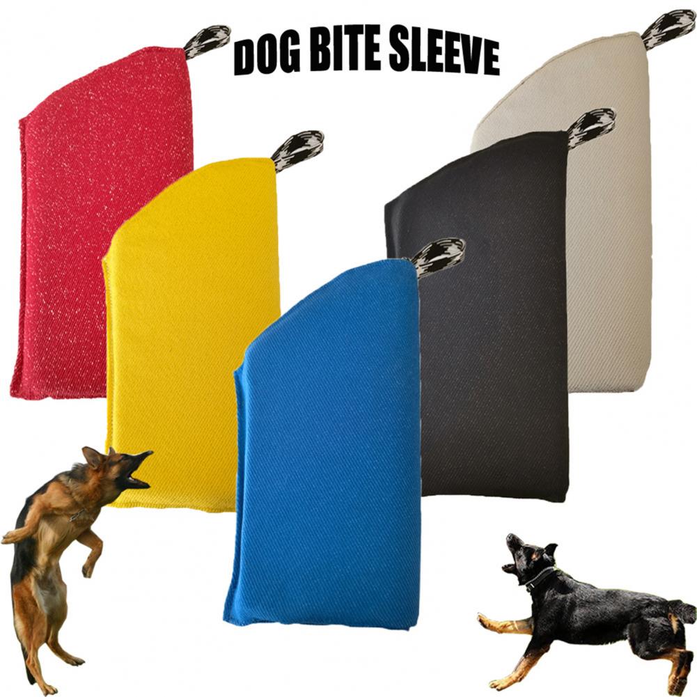 Pet Training Tug Soft Pet Training Bite Sleeve Playing Toys Dog Training Cushion Dog Biting Pillow Tug Stick Dogs Toys