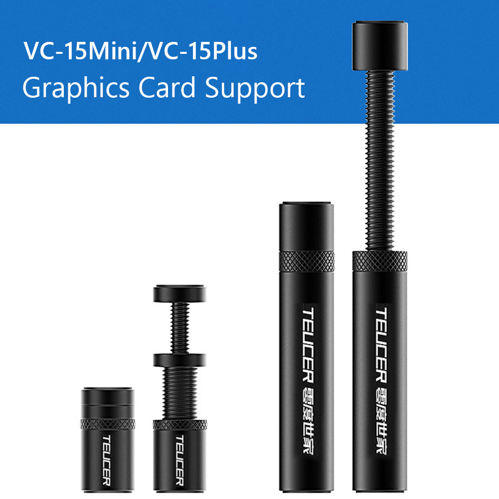 C-15Mini/VC-15Plus Graphics GPU Brace Vertical Telescopic Rotating Stand Bracket Video Card Sag Holder