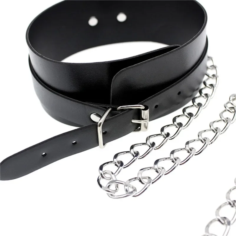 BDSM Bondage Necklace Neckband Adjustable Sex Toys Bandage Collar Slave Costume for Women Adults Simple Party Gift
