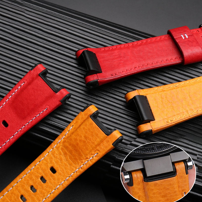 Watch Strap For Casio GST-S100G / S110 / S130L / W100G / W110 / 210B / 400G / 410 / Wristband 26*14mm Men's Leather watchBand