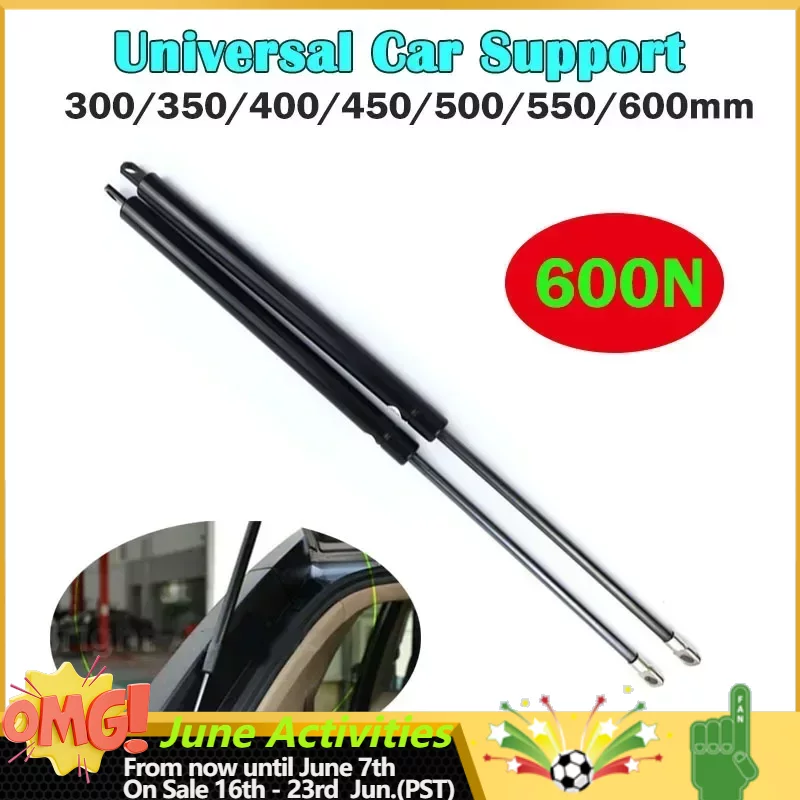 2x 600N 300-600mm Car Gas Struts Bonnet Hood Trunk Tailgate Shock Lift Strut Support Bar Gas Spring Bus Bed Truck Boat Window