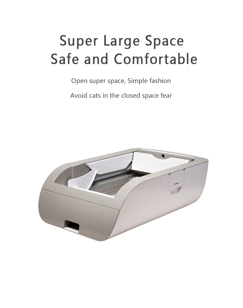 Good Sale APP Remote Control Automatic Cat Sand Box Intelligent Induction Smart Litter Box for Cat Toilet