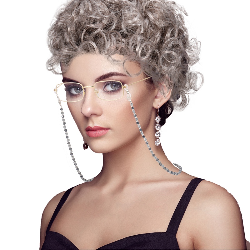 Grandmother Headwear Old Lady Cosplay Costume Set Role Play Suit Glasses Hair Necklace Sets Christmas Halloween Women Wigs