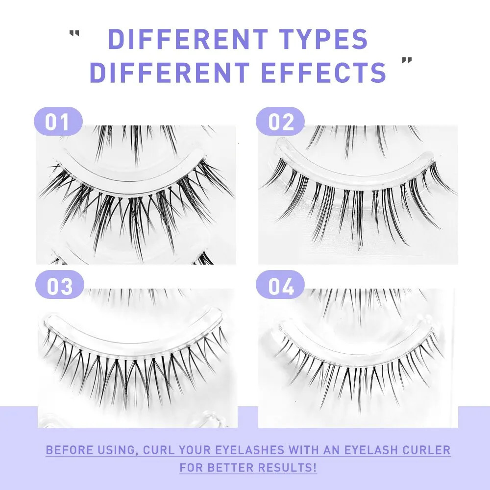3D Lashes Premade Fan A/M Shape Spikes Cluster Eyelash Mix Extension Individual Makeup Super Natural Wispy DIY Premade Peduncle 240624