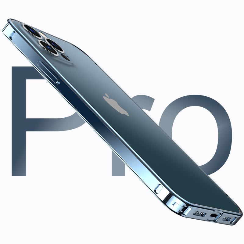 Sierra Blue Metal Phone Bumper Case For iPhone 15 14 Plus 13 Pro Max 12 Mini 11 13Pro 12Pro iPhone13 XR X XS 8 Black Accessories