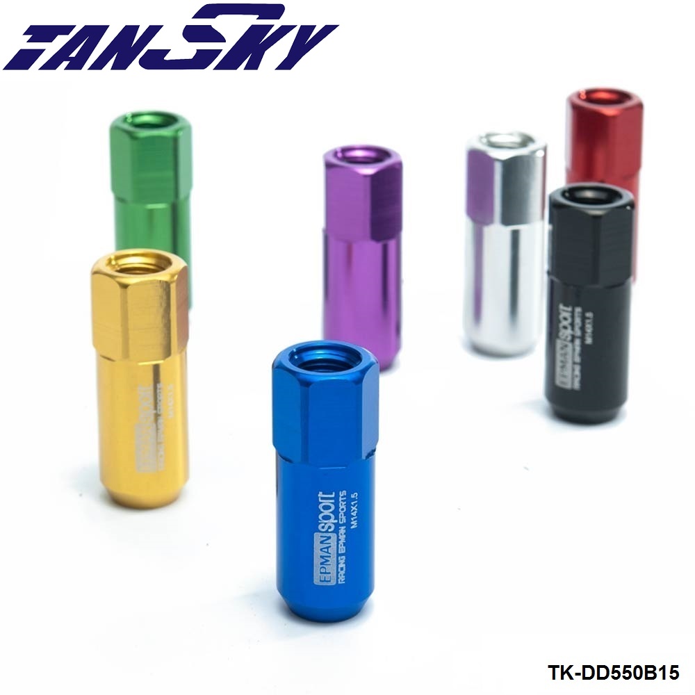 M14 X 1.5 20PC 60MM Long Extended Racing Performance Lug Nuts Kit jdm For Honda Acura Wheel /Rims TK-DD550B15