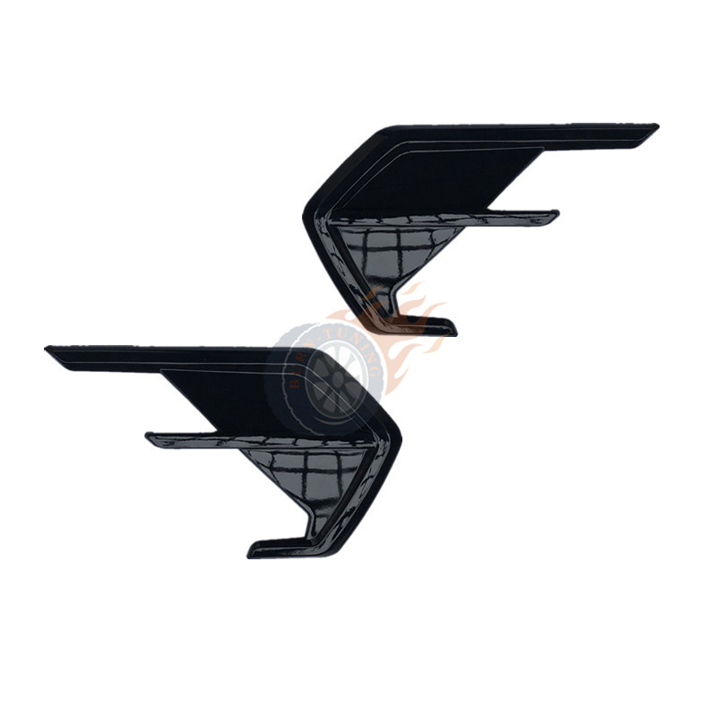 Glossy Black ABS Air Vent Sticker For Audi A4 A5 A7 S7 RS7 Sportback A6 S6 RS6 Avant Allroad 2019-2021 Body Kits Car Side Trim