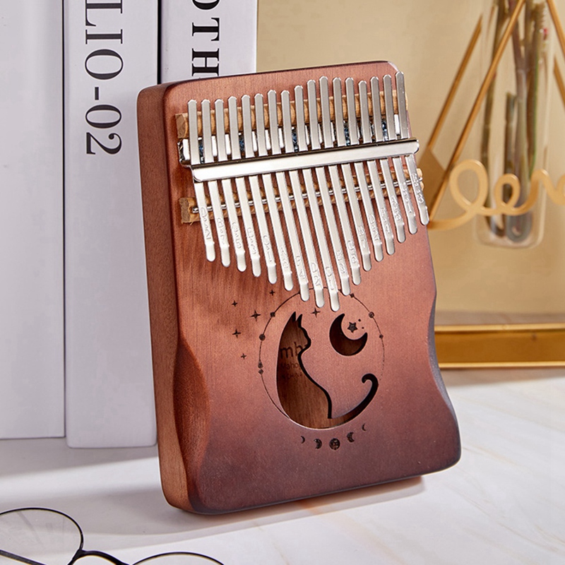 Zani 17 Keys Kalimba Note Hand Thumb Piano Instrument Wood Musical Instruments Accessory Gifts Kids Creative Music Box