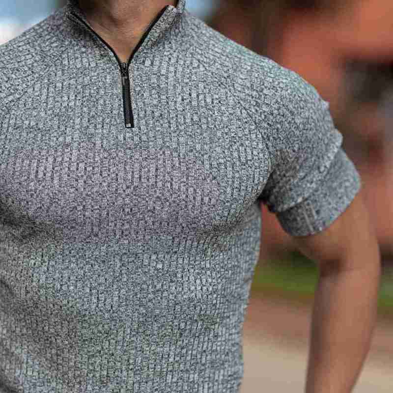 Men Polos Shirts New Slim Fit Multi color Collar Men's Casual Vertical Stripe Short Sleeve Youth Male Wear tops