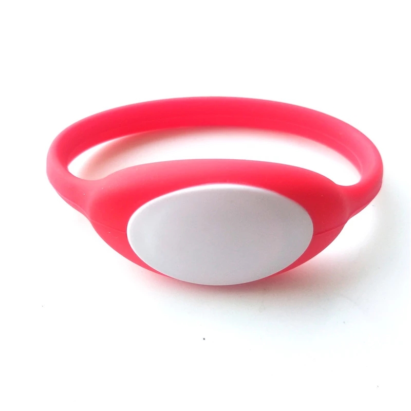 10Pcs IC 13.56MHz UID Rewritable Writable RFID Block 0 Sector Adjustable Black Bracelet Silicone Wristband Watch Copy Clone Card