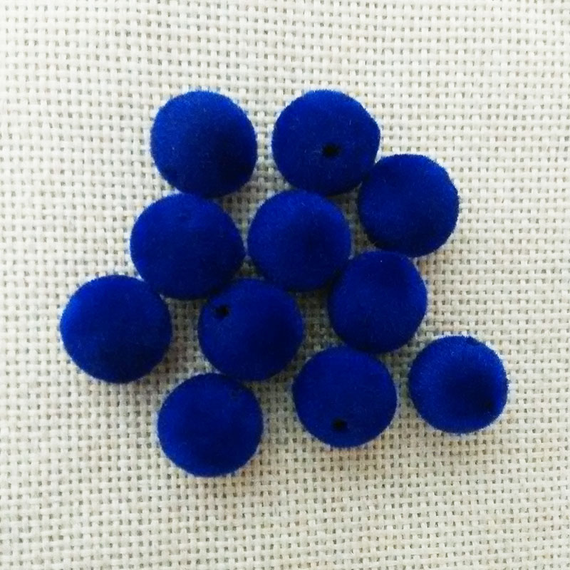 8mm component jewelry findings velvet beads choker necklace Accessories tassel charms lariat earrings spacers brincos corsage