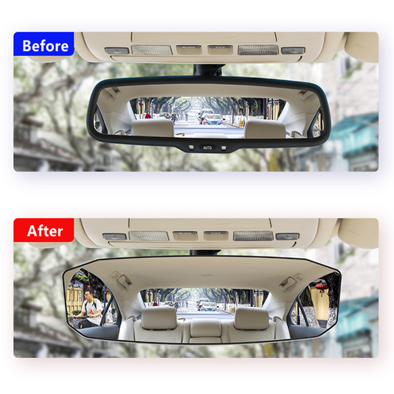 2 Size Big view Universal Car Mirror Interior Rearview Mirrors Auto Rear View Mirror Anti-glare Curved mirror Auto Accessories