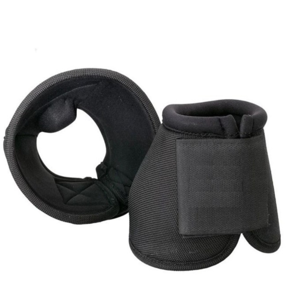 1pair Durable Horse Boots Black Hoof Wrists Protector Equestrian Equipment