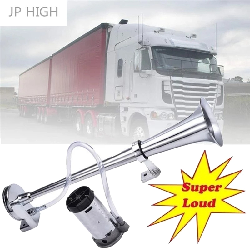 12V 17 Inch Car Air Horn 150DB Super Loud Horn Truck Train Horn Kit for Car Truck Lorry Train Boat SUV
