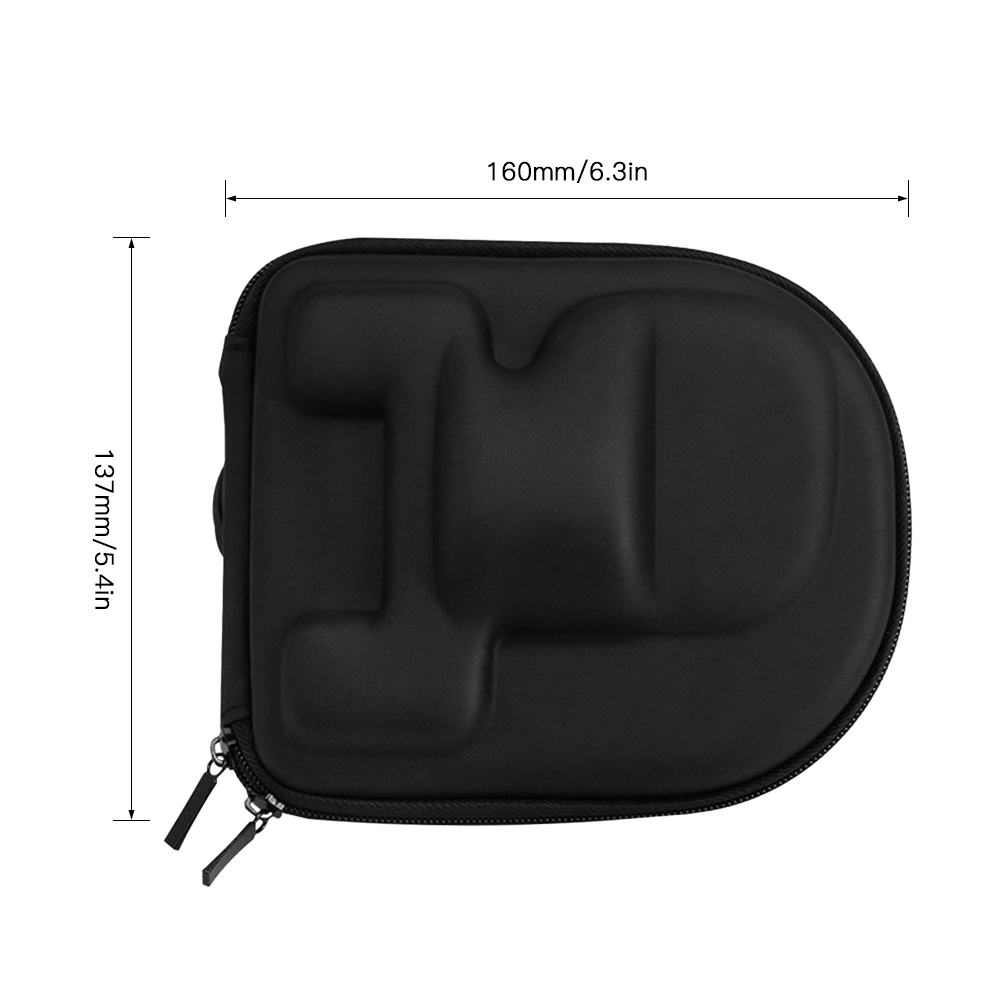 Baitcasting Reel Bag Water Resistant Hard EVA Reel Pouch Protective Fishing Reel Case Built-in Anti-Pressure Sponge