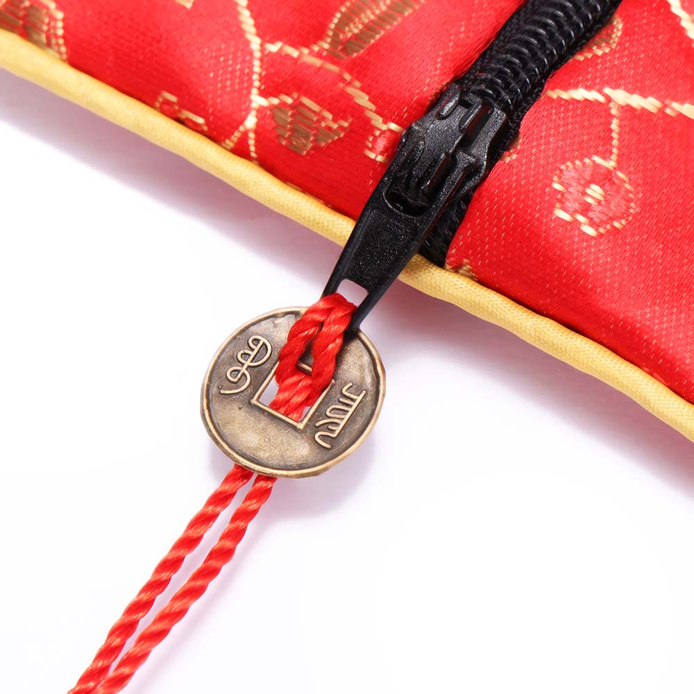 1 Pcs Silk Brocade Tassel Fabric Floral Jewelery Bag Packaging Trendy Exquisite Quartet Handbags Jewelry Tips Bag High Quality