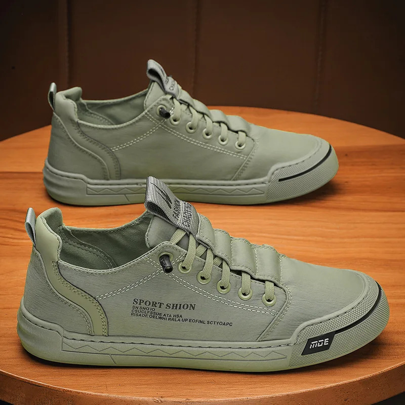 Mens Casual Shoes Ice Silk Canvas Shoes For Men Outdoor Comfortable Sneaker Non-slip Flats Loafers Zapatillas Hombre 240624