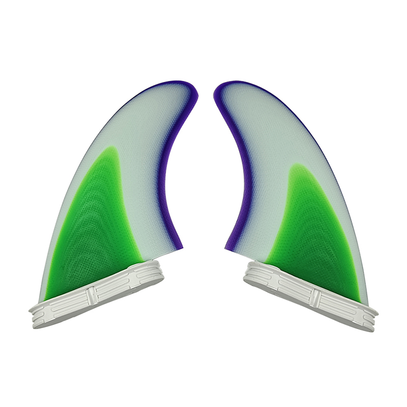 UPSURF FCS 2 Keel Twin Fins Surfing MR Twin Fins Set For Shortboard,Fish,Funboard Stabilizer Surfboard Fins Surf Twin Keels Fins