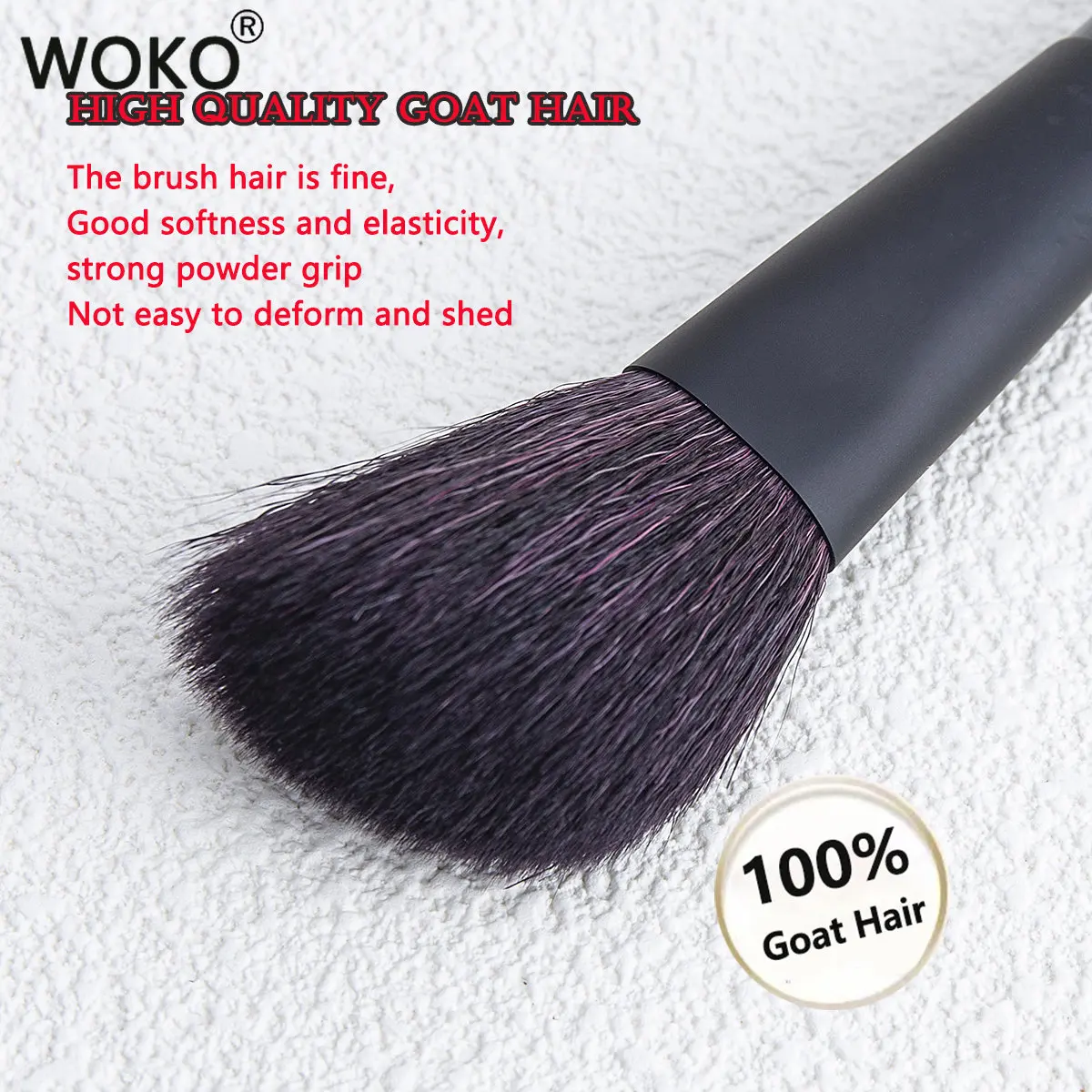 Angled Blush Brush Contour Makeup Brushes Natural Soft Goat Hair Face Silhouette Powder Highlighter Contour Sculpting Makeup Too