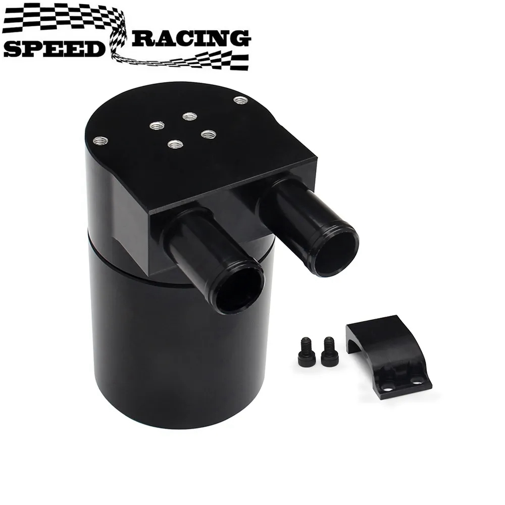 Universal Car Engine Reservior Oil Catch Can Tank Aluminum Alloy High Polished Fit For BMW N54 335