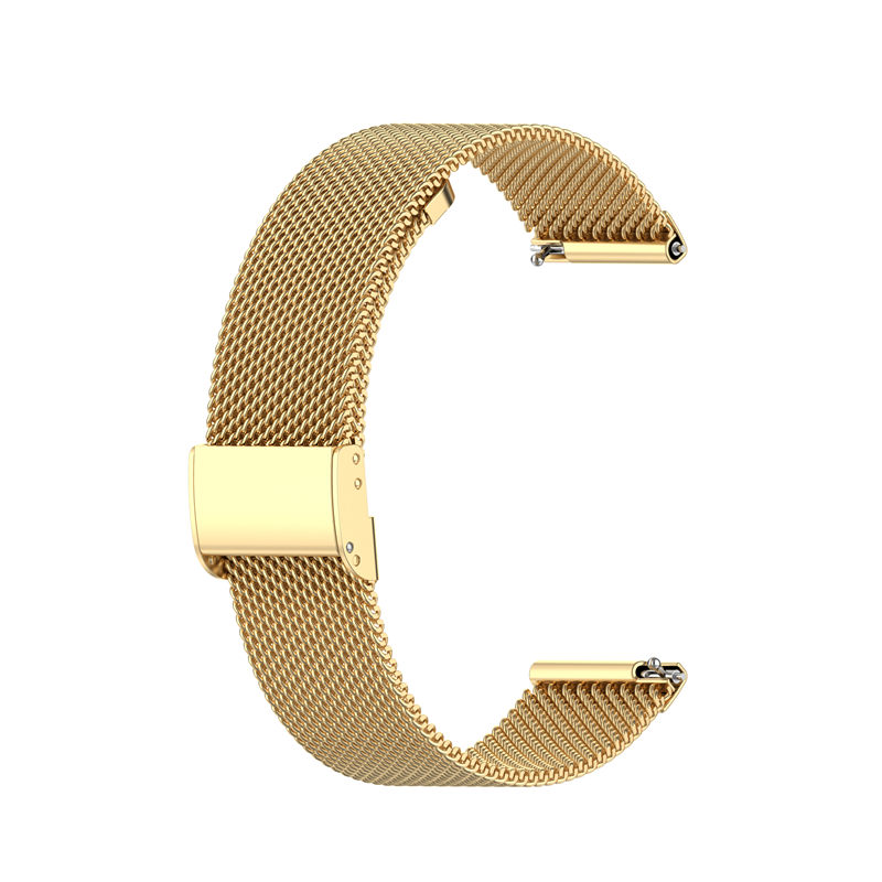 Milanese Steel 18mm 20mm 22mm Watchstrap For Garmin Vivoactive 4 3 4S Watchband Metal Wristband For Garmin Venu 2 Strap Bracelet