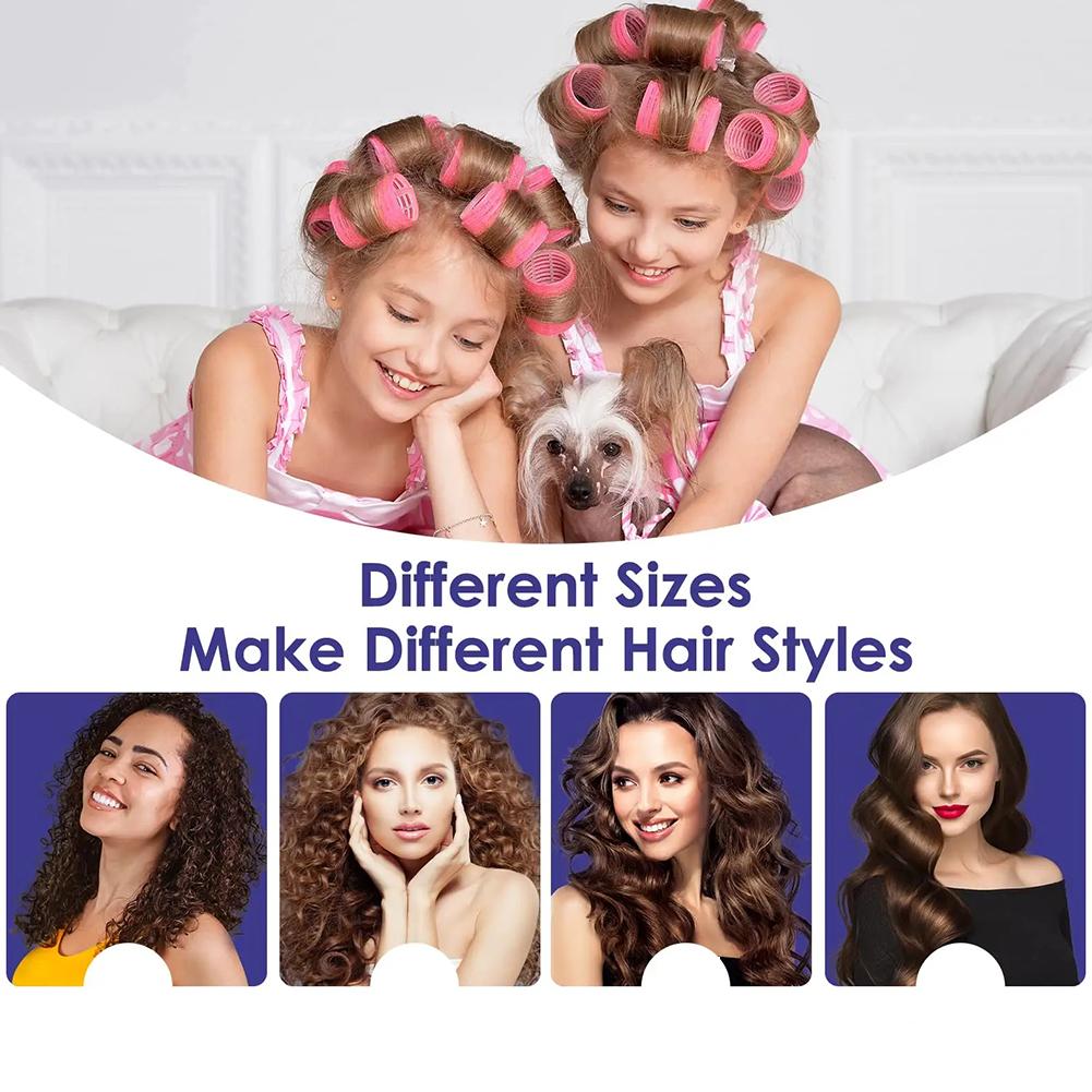 6Pcs Bangs Hair Root Fluffy Hair Clips Lazy Portable Straight Hair Styling Curling DIY Curler For Women Beauty Tools