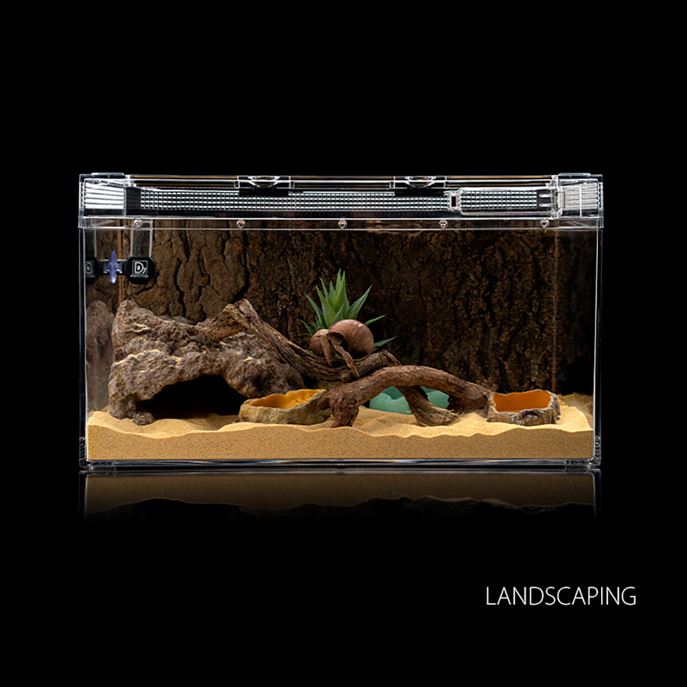 Resin Turtle Basking Platform Hiding Cave Ornament Artificial Rock Reptile Tank Decor Turtle Terrace Resin Reptile Habitat Hide