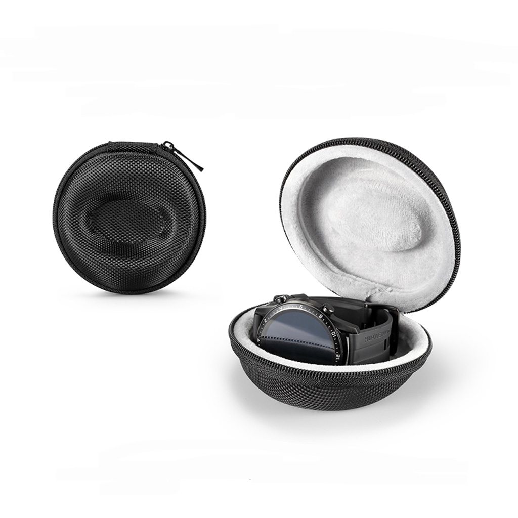 Watch Box Travel Roll Case for 2/3/5/6 Watches Storage Watch Protector Organizer Shockproof Display Case for Men Women Black