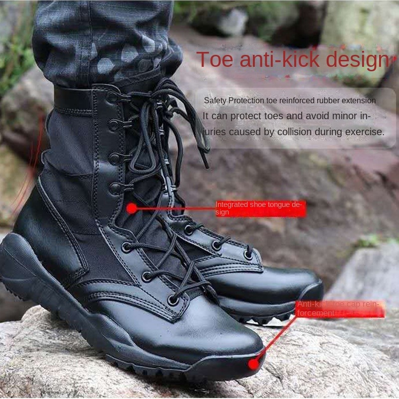 Motorcycle Men Boots Riding Motorcyclist Off-road Boots Motocross Winter Shoes Outdoor Touring Martin Shoe Non-slip