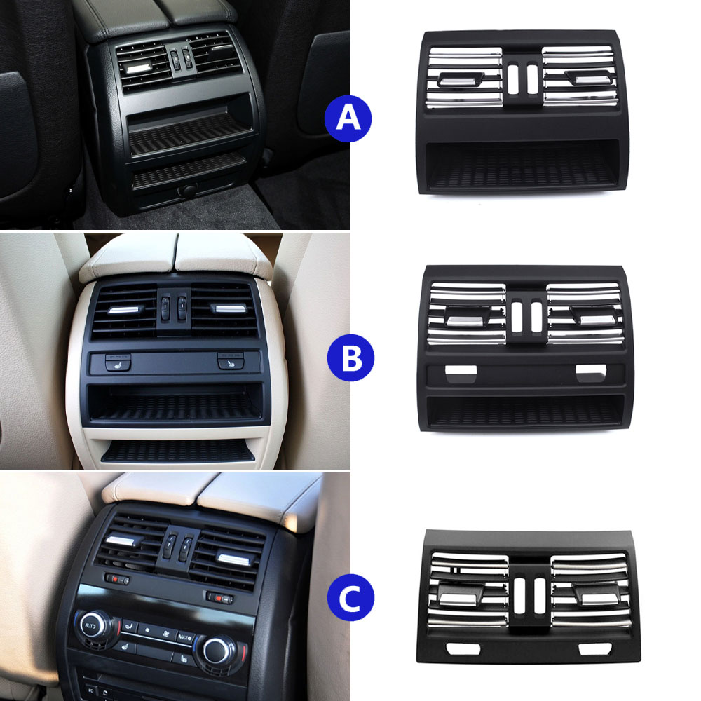 RHD Right Hand Driver Chromed Air Conditioner Ac Vent Outlet Grille Replacement For BMW 5 Series F10 F11 F18 520 523 525 528 530