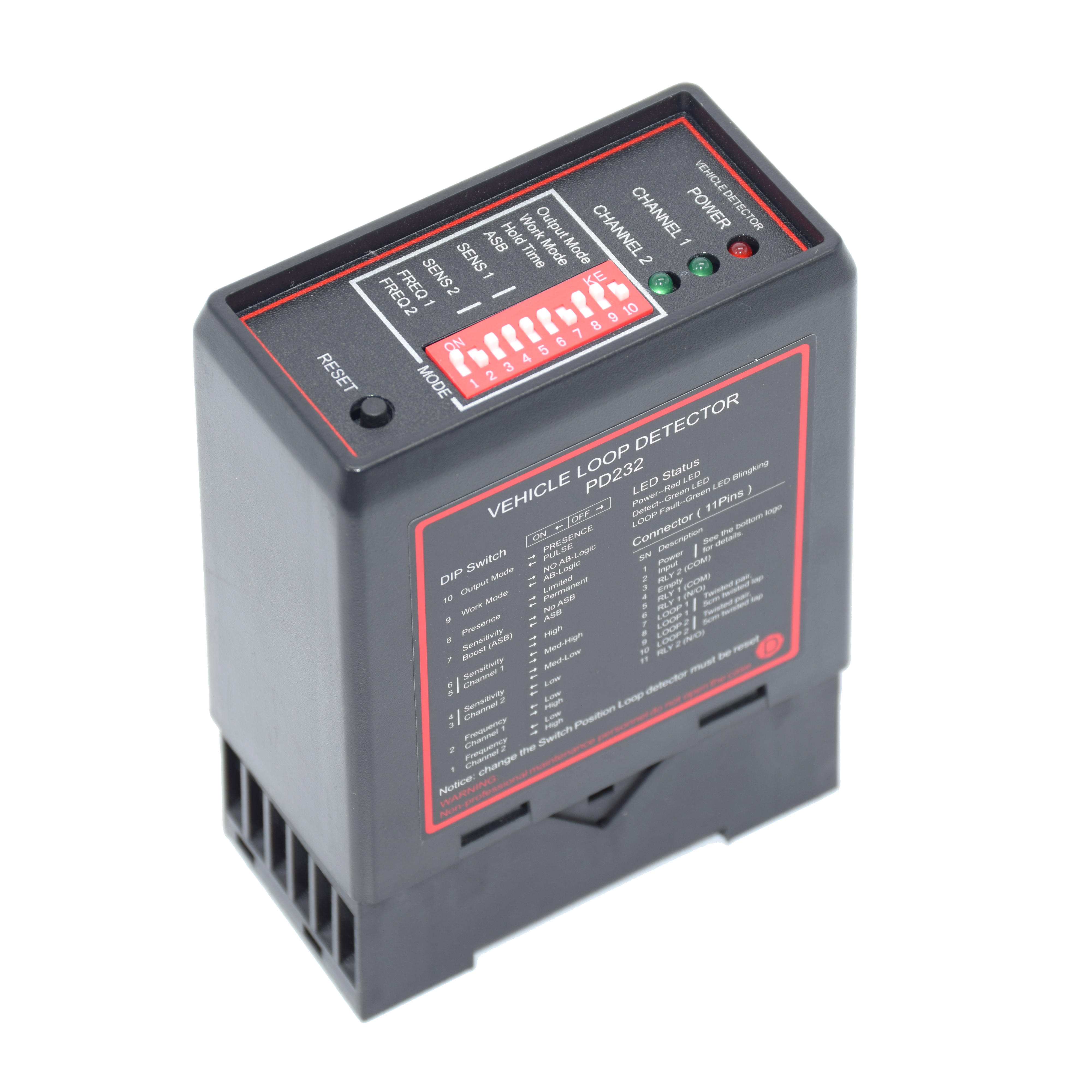 Cheap Automatic Inductive Loop Parking Detectors Sense Double Way Vehicle Loop Controller PD-132
