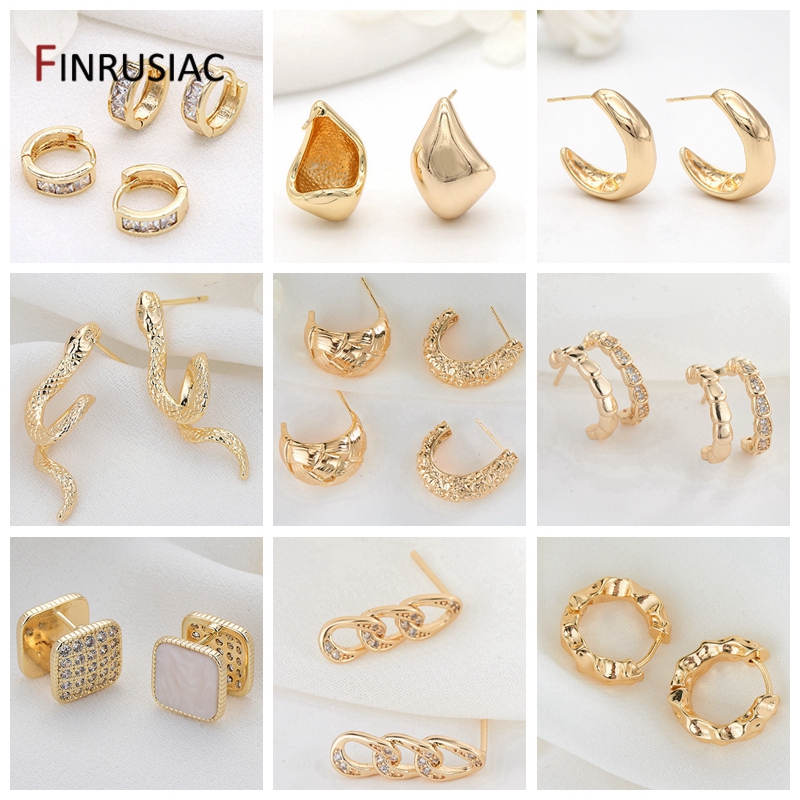 New Design Gold-Plated Snake Shaped And Ant Earrings, Women's Animal Personality Snake Earrings Jewelry Wholesale