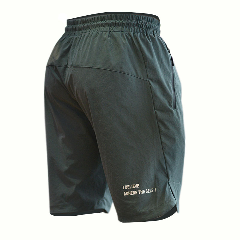 Shorts Men Running Quick Dry Workout Bodybuilding Gym Shorts Sports Jogging 2023 Summer Zip Pocket Tennis Training Short pants
