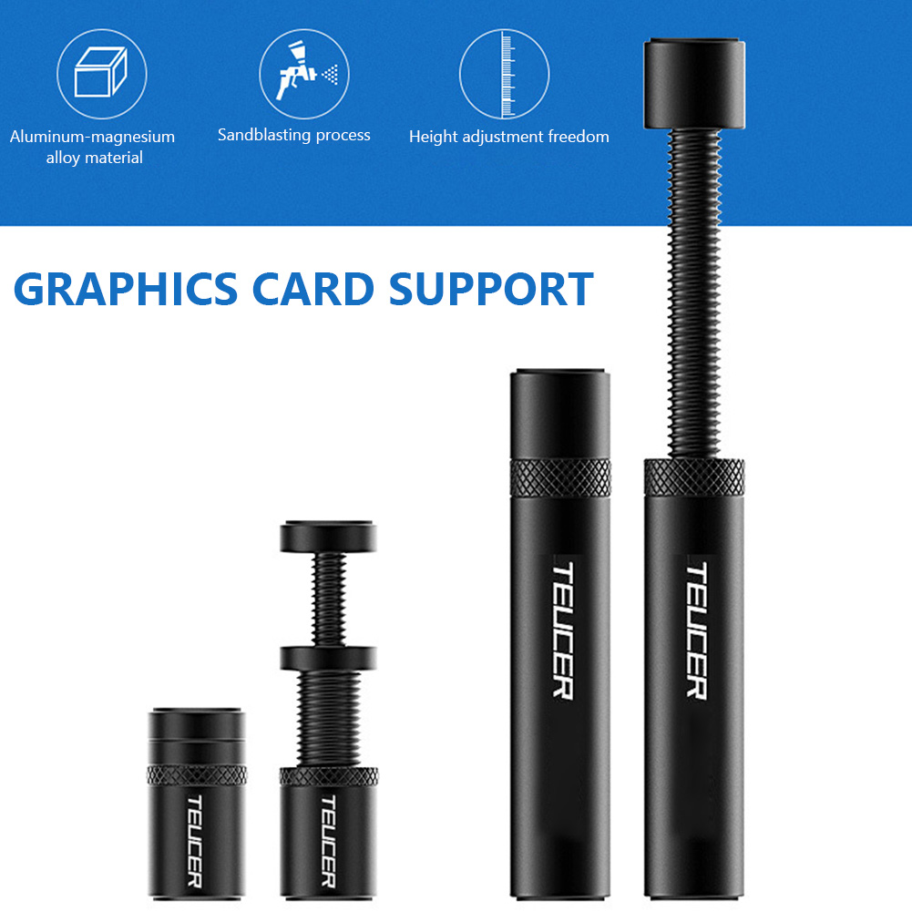 C-15Mini/VC-15Plus Graphics GPU Brace Vertical Telescopic Rotating Stand Bracket Video Card Sag Holder