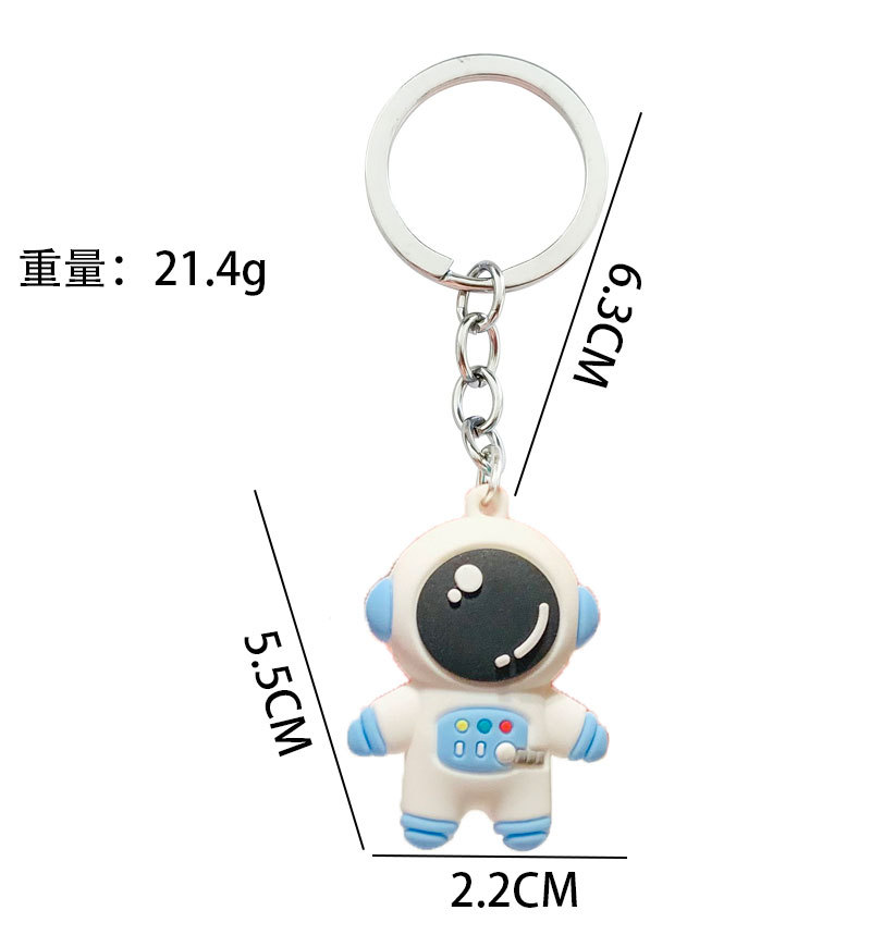 Bt21 Anime Astronaut Key Buckle Astronaut Pendant PVC Hang Bag Exquisite Keychain For Car Keys Small Gifts Jewelry-Accessories