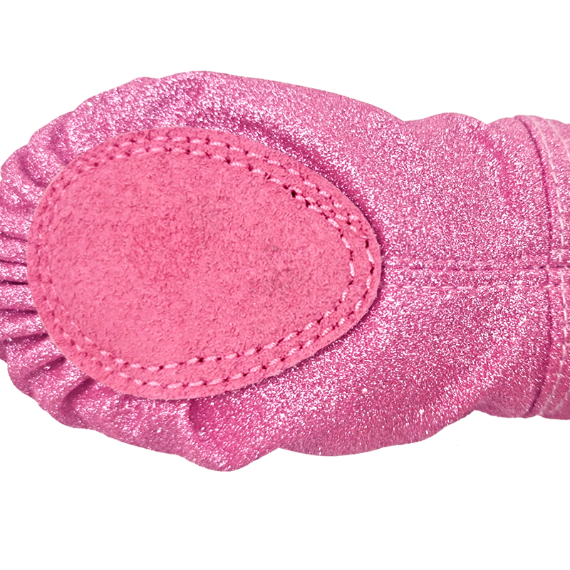 Girls Ballet Shoes Glitter Pink Flat Ballet Dancing Slippers Dance Shoes For Adult Women Kids Children