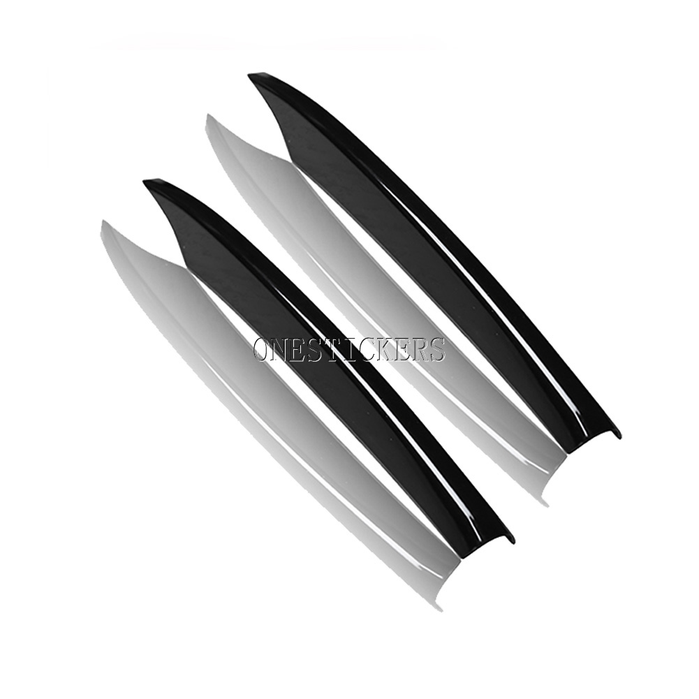 For Jaguar XE/XEL X760 2017 2018 2019 ABS Car Styling Accessories Front Fog Lamp Foglight Strips Trim Cover Decorative Sticker