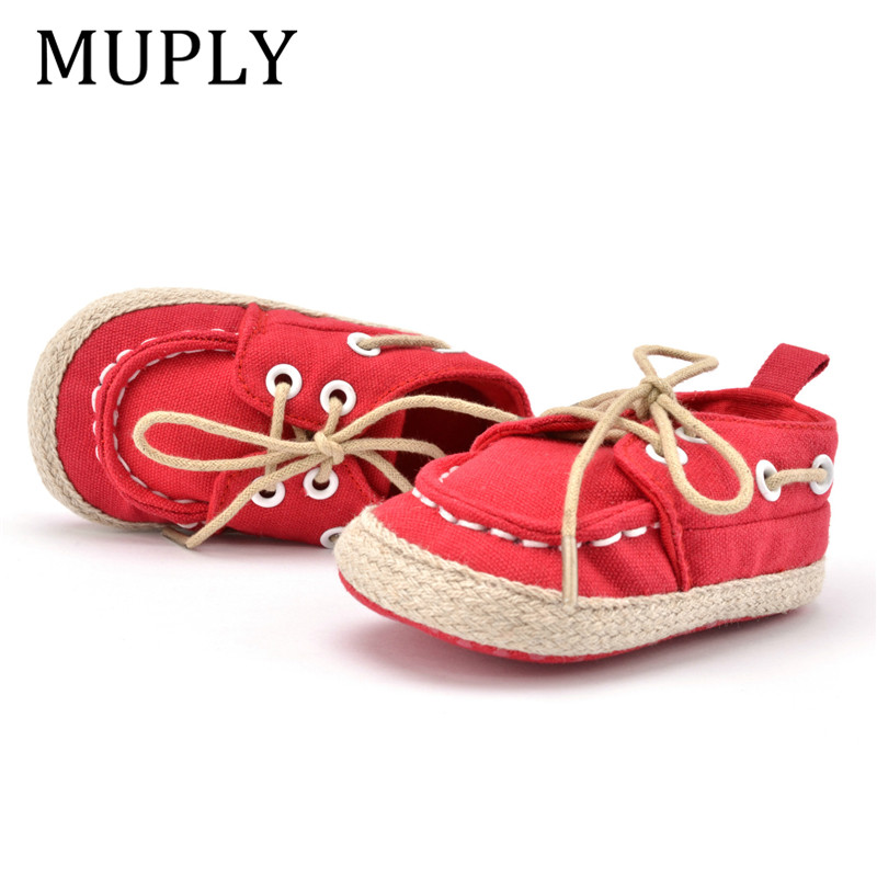 Spring Autumn Baby Shoes Boy Girl boy Soft Sole First Walker Laces Casual Prewalker Sapatos kawaii Anti-Slip Shoes