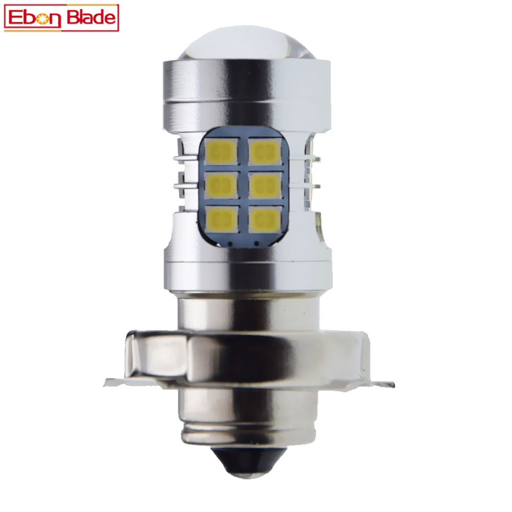 1Pcs 6V 6 Volt AC P26S LED Bulb Motorbike Headlight 3030 30 SMD Motobike Moto Light 6000K Scooter Moped ATV UTV Front Head Lamp
