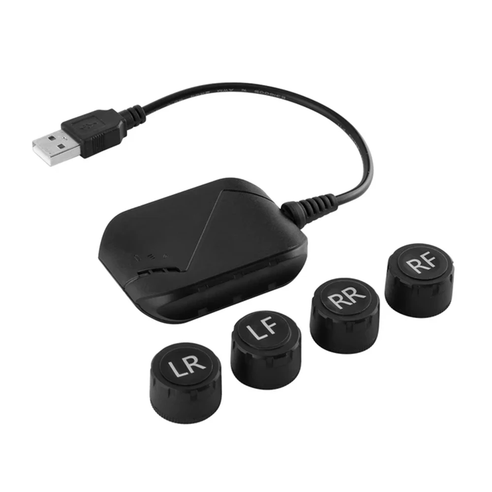 TPMS Android For Car Tire Pressure Monitoring System Tyre Pressure Alarm Display Internal Sensors