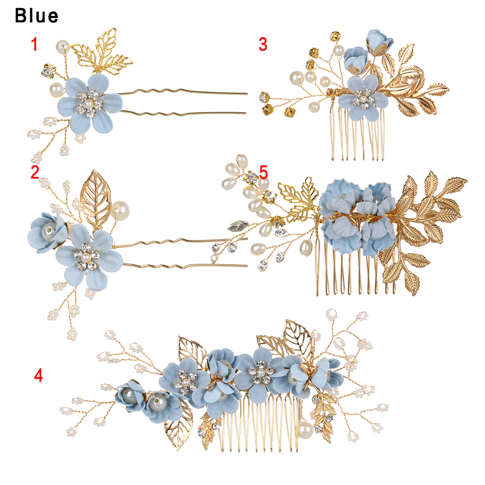 Luxury Crystal Crown Hair Combs Romantic Beautiful Wedding Bridal Clips Leaves Tiara Zinc Alloy Fine Jewelry Hair Pins Gifts