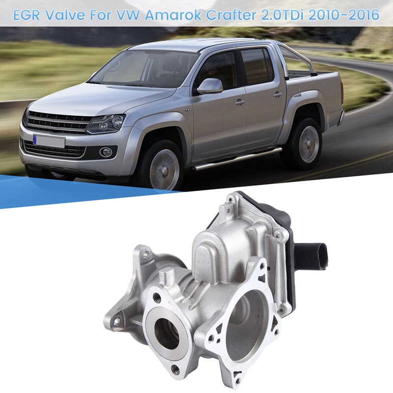 1 Piece Car EGR Valve Silver & Black Metal For VW Amarok Crafter 2.0Tdi 2010-2016 03L131501AA 03L131501L 03L131501R 03L131501S